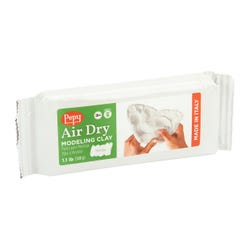 Pepy Air-Dry Modeling Clay Bar, 1-1/10 Pounds, White