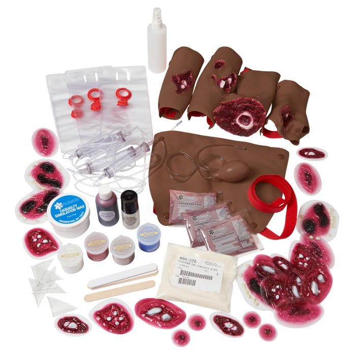 Simulaids Multiple Casualty Simulation Kit, Dark
