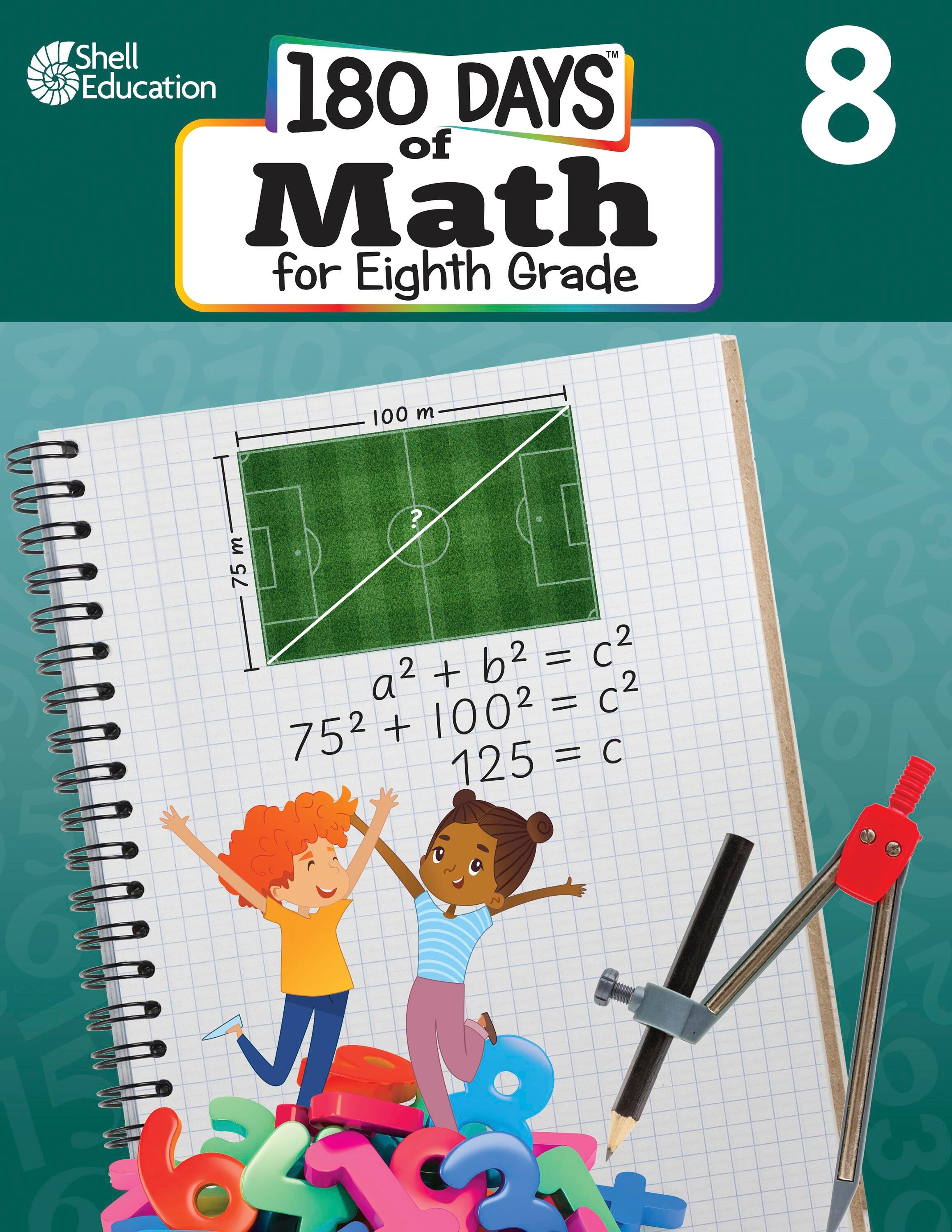Image for Shell Education 180 Days of Math for Eighth Grade from School Specialty