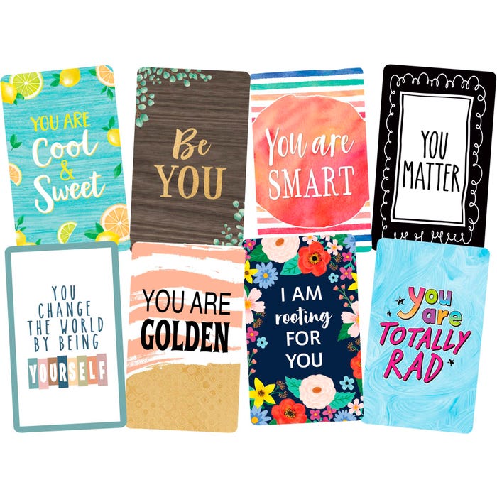 Teacher Created Resources Encouragement Cards, Set of 42 | School