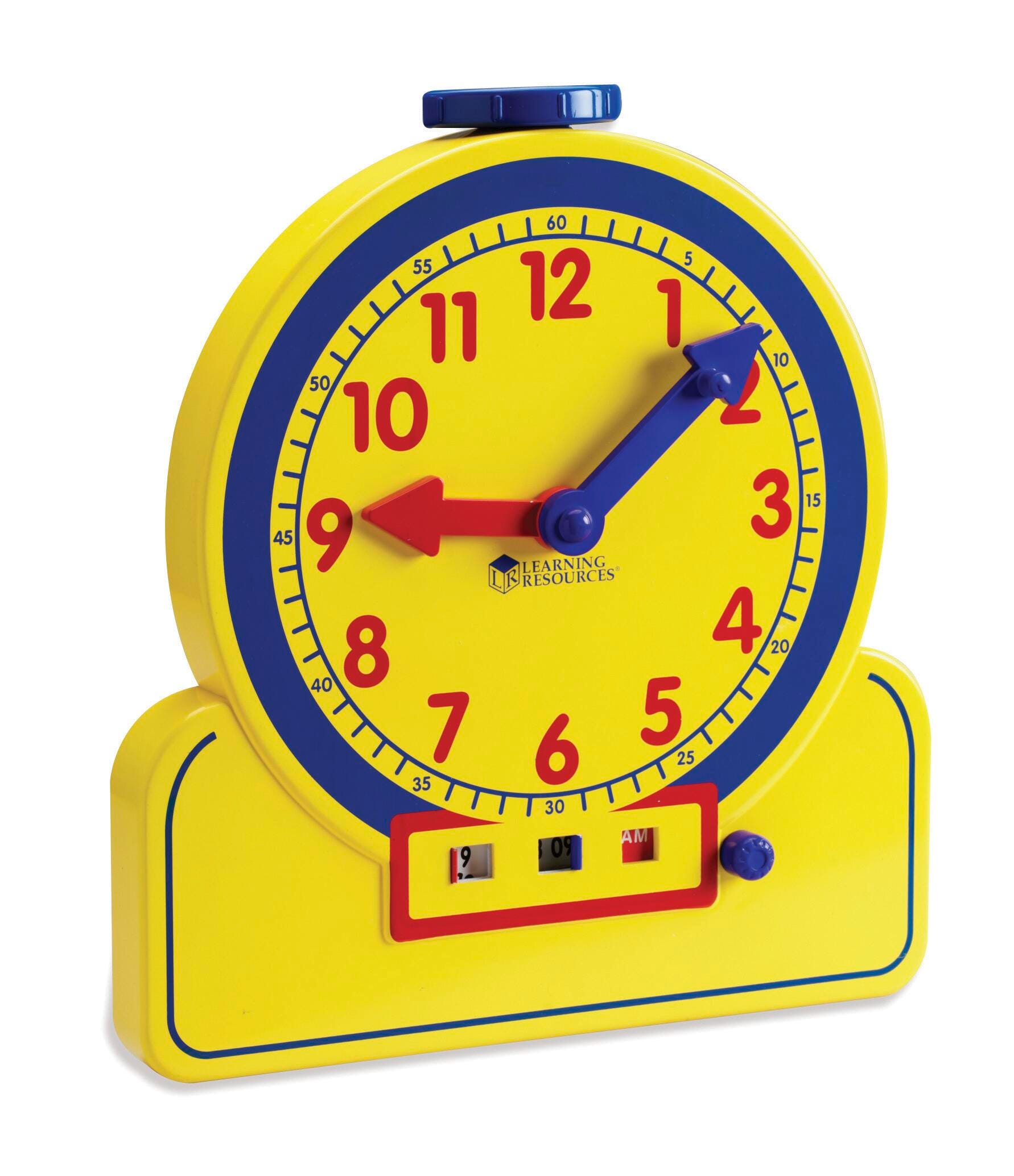 Learning Resources Primary Time Teacher Demonstration Learning Clock 1391640