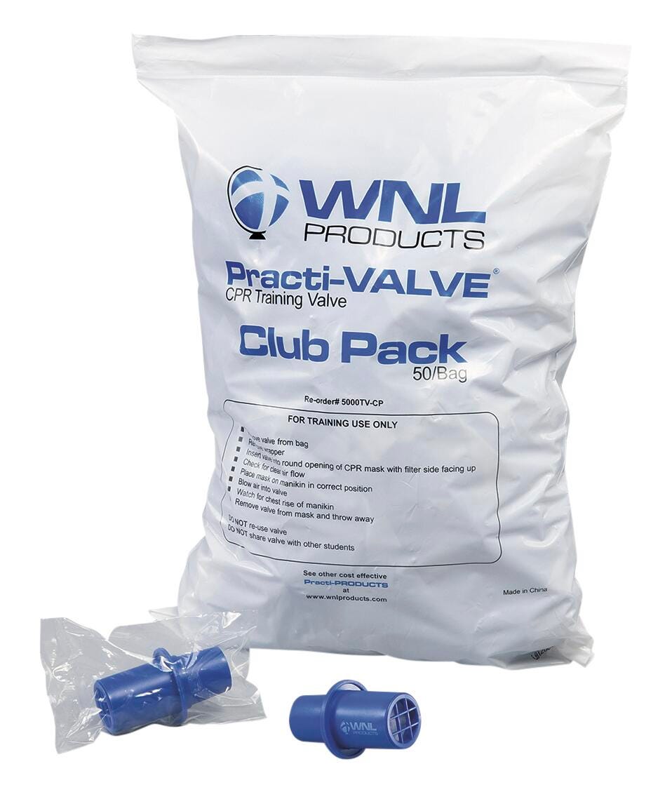 Practi-VALVE® CPR Training Valves, Bag of 50 2218411