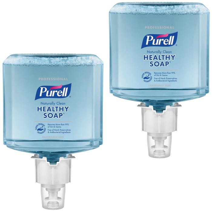 Purell ES6 Healthy Soap Foam Refills, 1200 mL, Fragrance-Free, Pack of 2