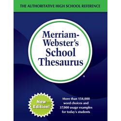 Merriam-Webster's School Thesaurus, Hardcover, Item Number 1570340