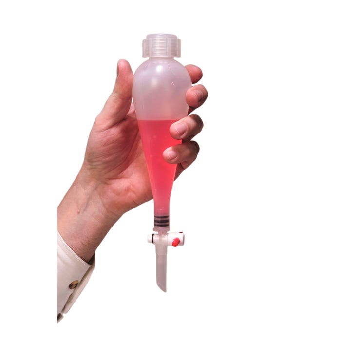 United Scientific Funnels, Separatory, PP, 100 Milliliters