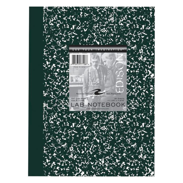 Roaring Spring Lab Composition Notebook, 7-7/8 x 10-1/8 Inches, Graph Ruled, 60 Sheets