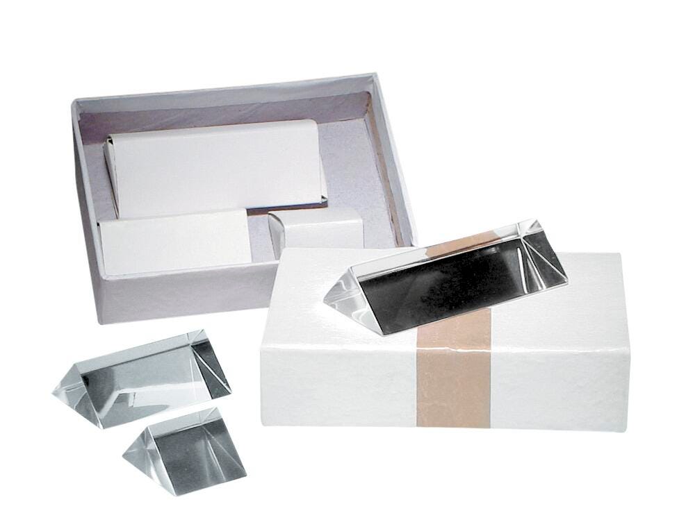 United Scientific Right Angled Prisms, Acrylic, Set of 3, Item Number 532034