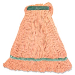 Genuine Joe Synthetic Blend Narrow Band Medium Mophead, Orange
