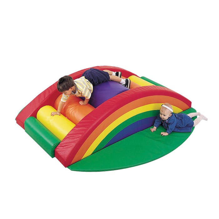 Children's Factory Rainbow Arch Climber, 71 x 40 x 18 Inches