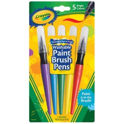 Crayola Paint Brush Pens, Assorted Colors, Set of 5 1280533