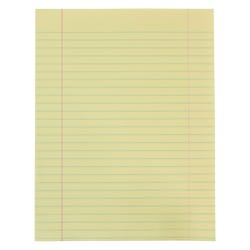 School Smart Composition Paper, 8-1/2 x 11 Inches, Yellow, 500 Sheets 085423