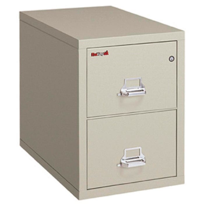 FireKing 2 Hour Rated Vertical File Cabinet, 2-Drawers