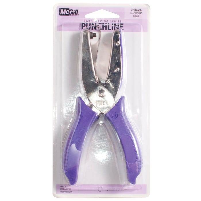McGill Punchline Handheld Punch, 3/16 Inch Round, 2 Inch Reach