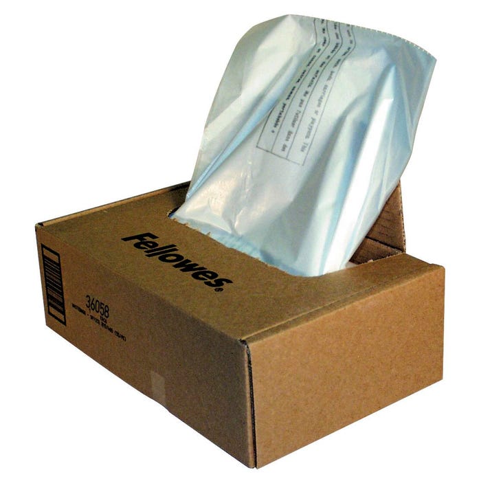 Fellowes Powershred Wastebags, 32-38 Gallon, Pack of 50