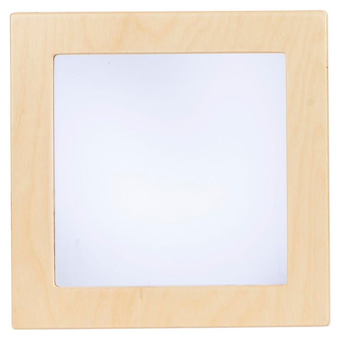 Abilitations Tactile Sensory Panel, Mirror, 15 x 15 x 3/4 Inches