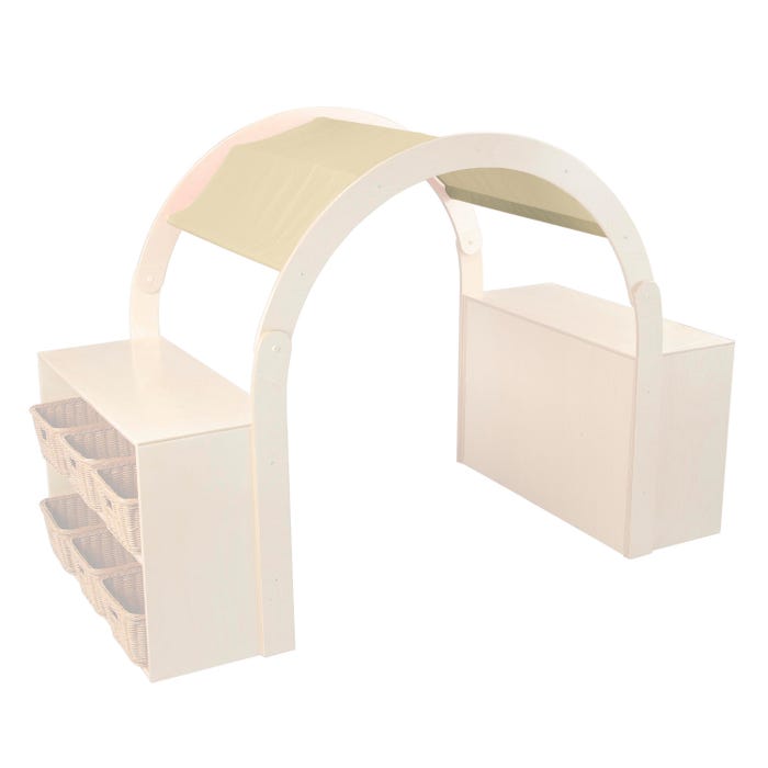 Childcraft Comfort Canopy Fabric Shade Replacement, 48 x 34-1/2 Inches, Tan