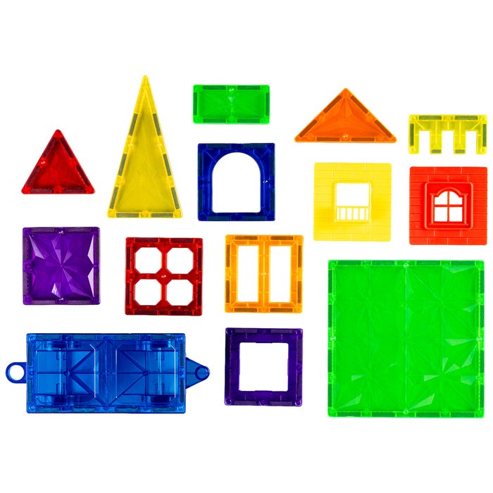 Childcraft Magnetic Building Tiles, Set of 124