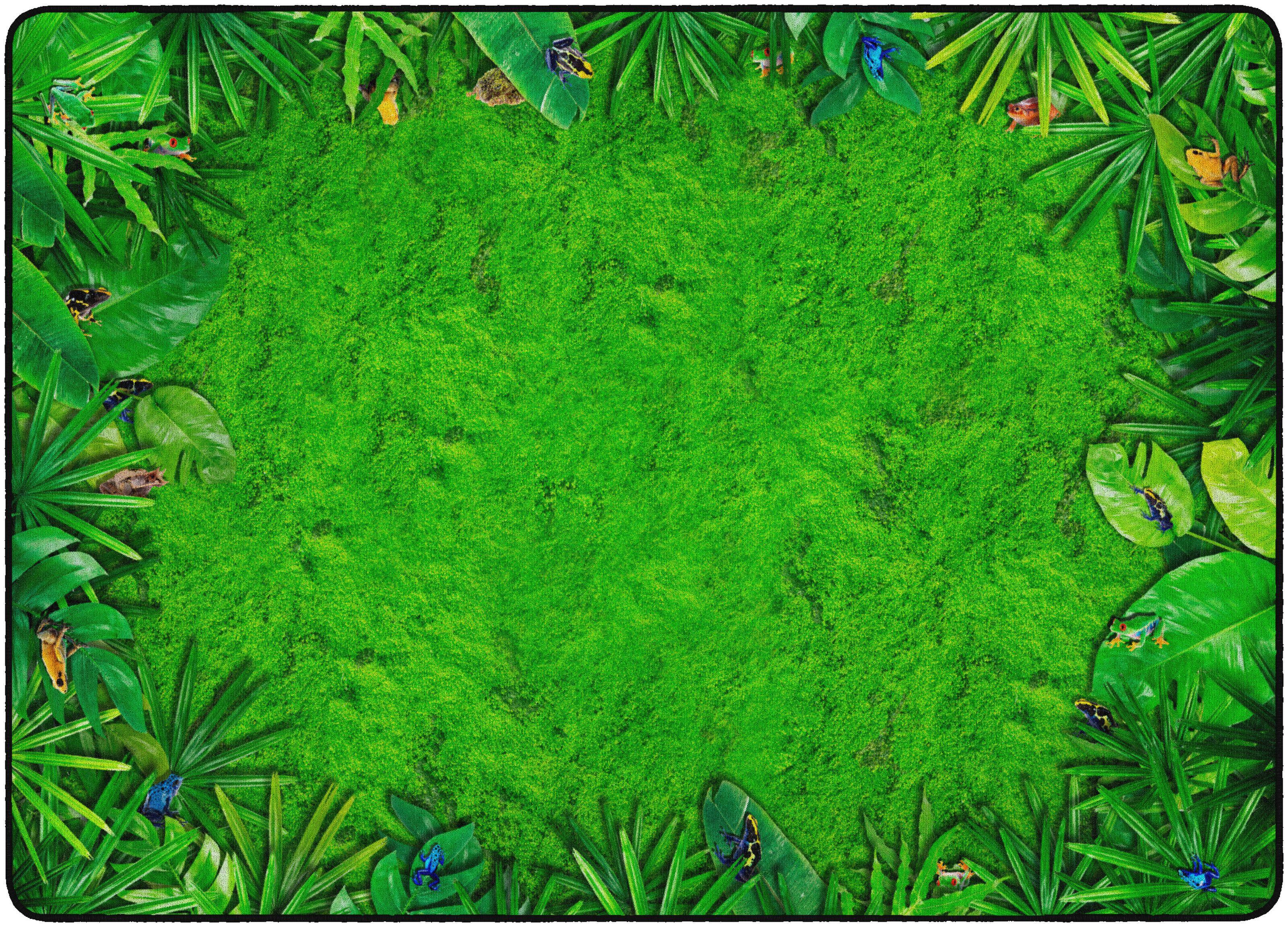 Flagship Carpets Rainforest Frogs Carpet, Rectangle 4002354