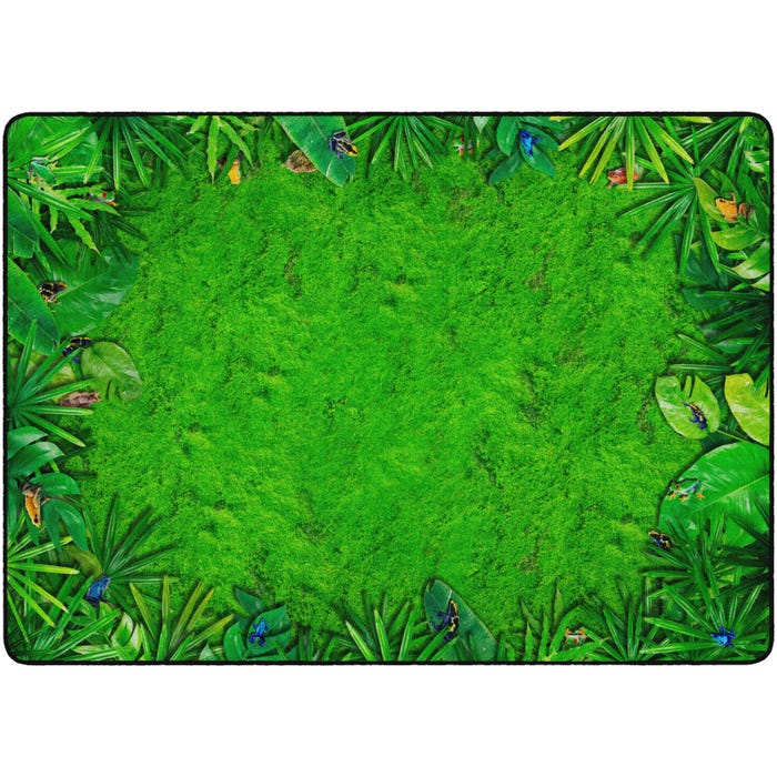 Flagship Carpets Rainforest Frogs Carpet, Rectangle