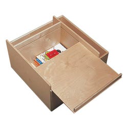 Childcraft Mobile Listening Storage Center, 23-3/8 x 23-3/8 x 14-1/2 Inches 071921