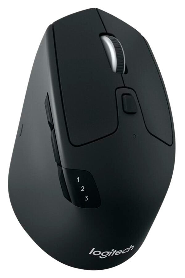 Logitech M720 Triathlon Bluetooth Multi Device Wireless Mouse, Black 2135237