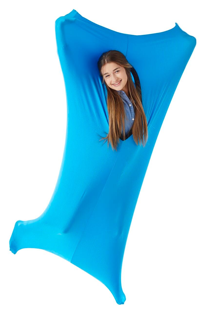 Abilitations Body Pod, Medium, Lycra, Royal Blue, Item Number 2021359