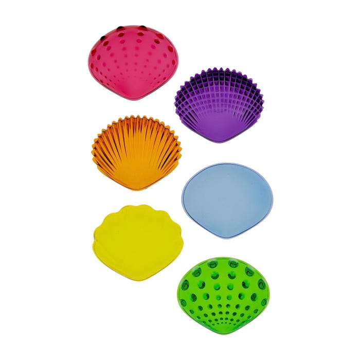 Learning Advantage Tactile Shells, Transparent, Set Of 36