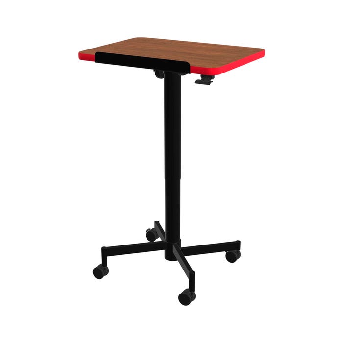 Classroom Select Tilt-N-Nest Adjustable Height Podium, Black Frame, 20 x 26 x 29 - 44-1/2 inches