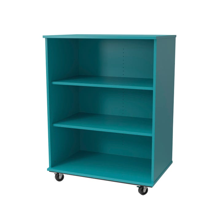 Classroom Select Expanse Series Storage Bookcase with Casters, Single Sided