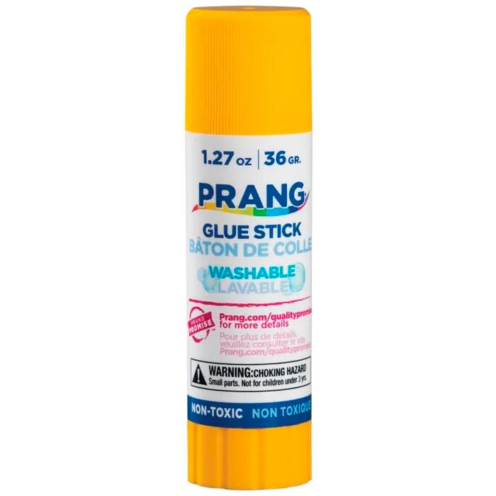 Prang Non-Toxic Odorless Washable Glue Stick, 1.27 oz, Clear