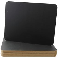 Image for Flipside Chalkboard, 9-1/2 x 12 Inches, Black, Pack of 12 from School Specialty