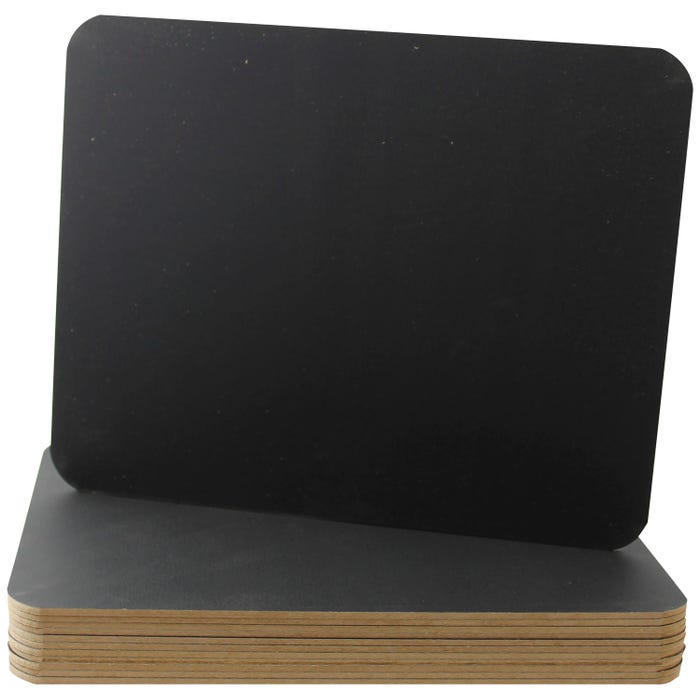 Flipside Chalkboard, 9-1/2 x 12 Inches, Black, Pack of 12