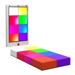 Image for Snoezelen Hip Hop Activity Box, Interactive Sensory Panel with Floor Mat, 26-1/2 x 4 x 45-1/4 Inches from School Specialty