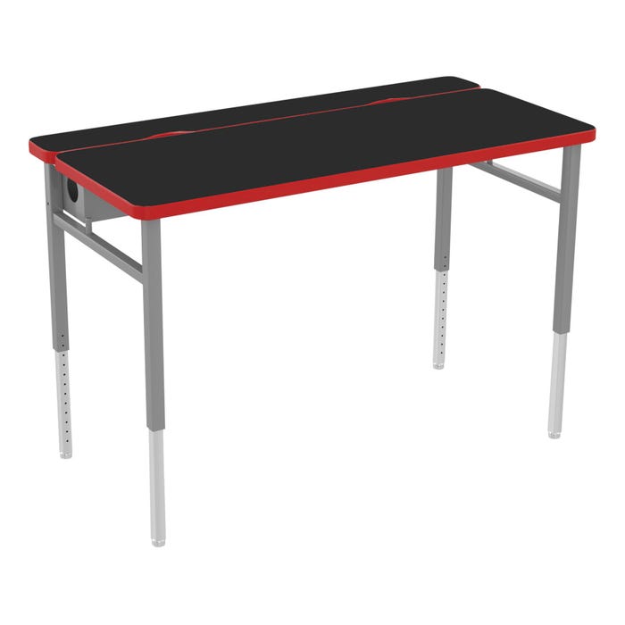 Classroom Select Advocate Series Cable Management Table, Rectangle,T-Mold Edge