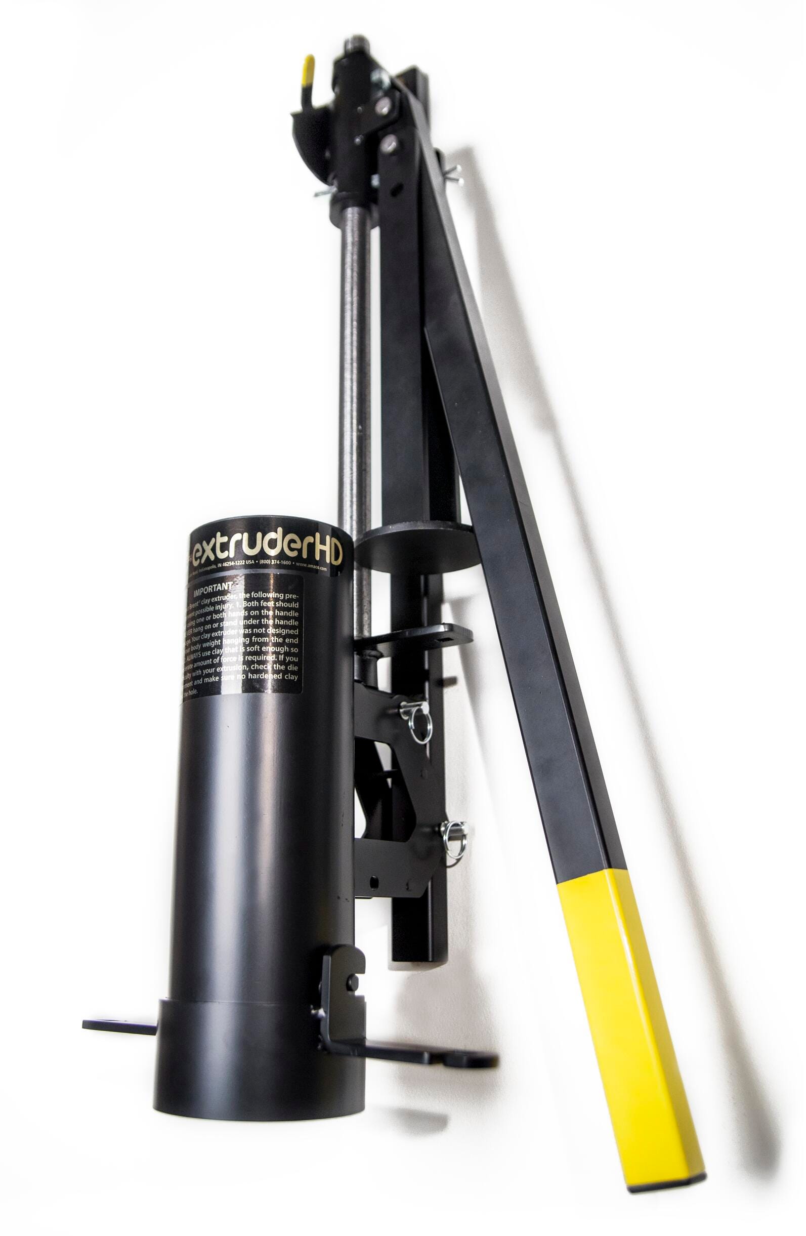 Brent Heavy Duty Wall Mount Clay Extruder with Easy Lock, 4 in, Welded Steel, Item Number 1272113