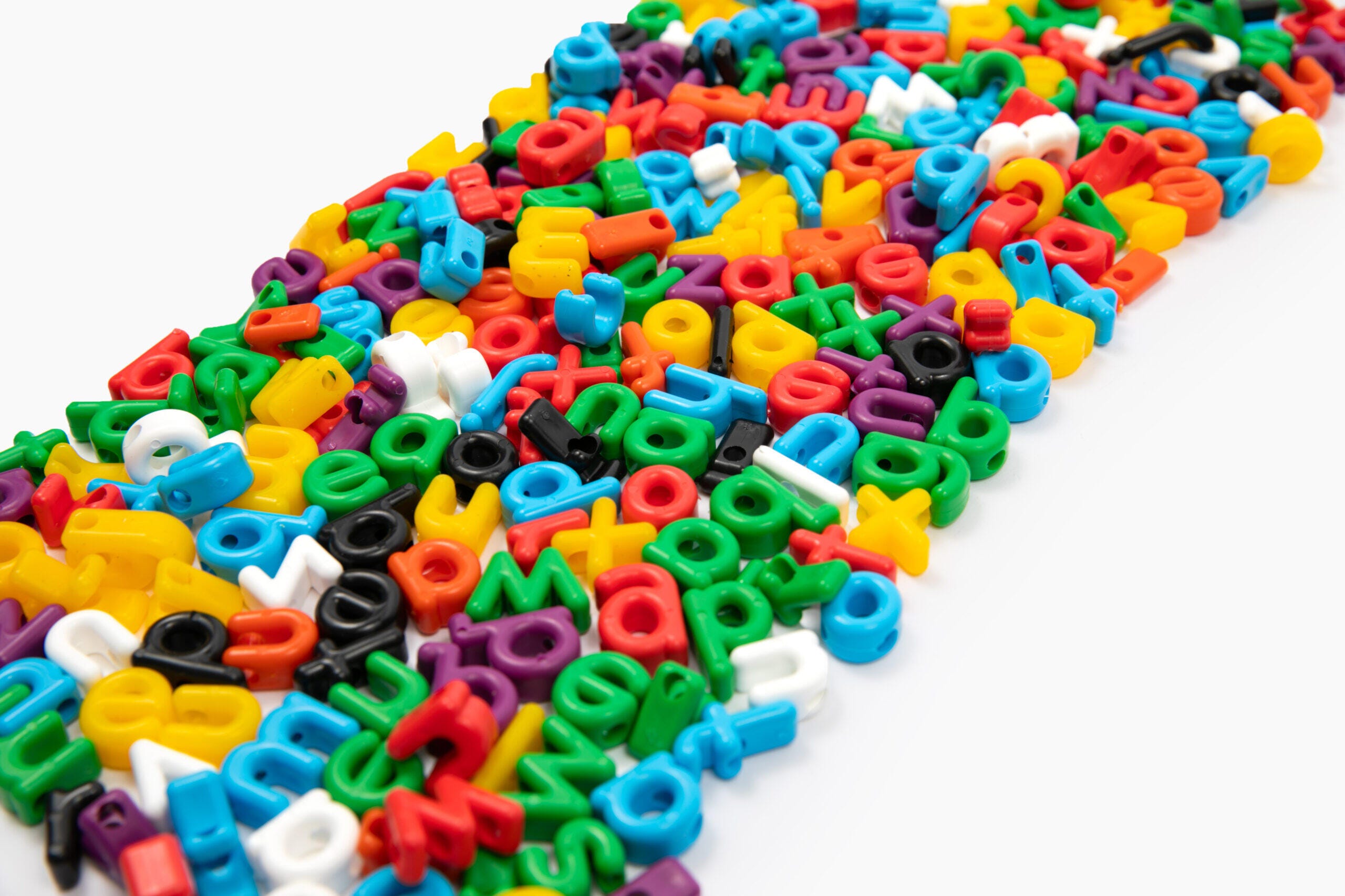 Roylco Lowercase Letter Bead, Assorted Colors, Set of 288 200868