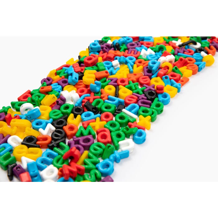 Roylco Alphabet Beads Lowercase Letters, Assorted Colors, Set of 288