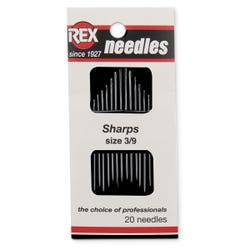 Rex Sharps Needles Size 3, Set of 20