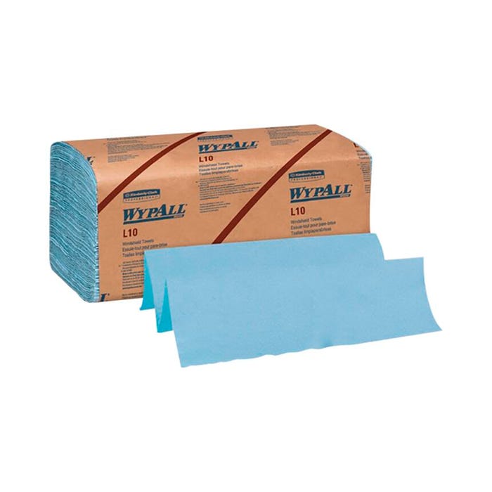 WYPALL L10 Windshield Towels, 1 Ply