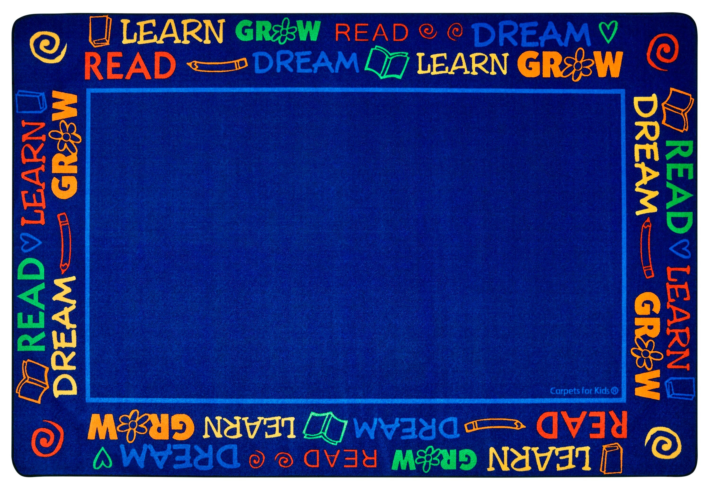 Carpets for Kids Premium Read To Dream Border Carpet, Rectangle 4002206
