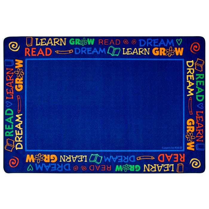 Carpets for Kids Premium Read To Dream Border Carpet, Rectangle