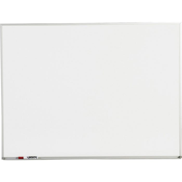 Lorell Economy Markerboard, 36 x 24 Inches, Aluminum Frame, Melamine, White
