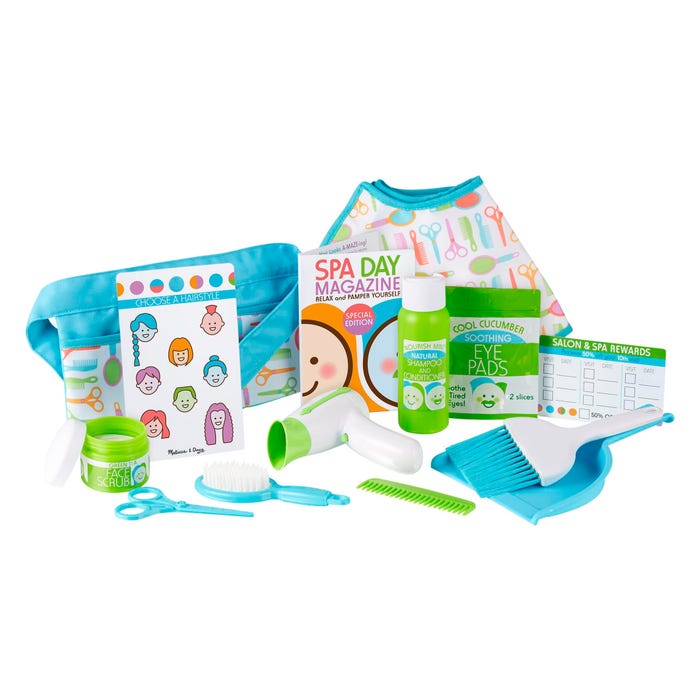 Melissa & Doug Love Your Look Salon & Spa Play Set, 16 Pieces