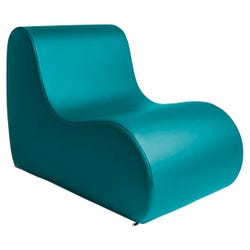 Jaxx Midtown Large Classroom Foam Chair w/Premium Vinyl Color, 43 x 24 x 30 Inches 4000929