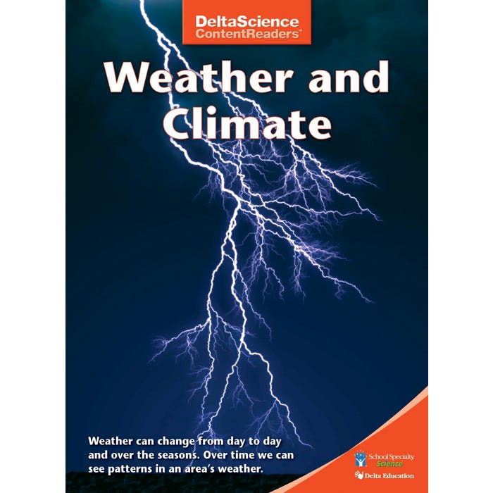 Delta Science Content Readers Weather and Climate Red Book, Pack of 8