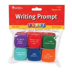 Learning Resources Writing Prompt Cubes, Set of 6 088455