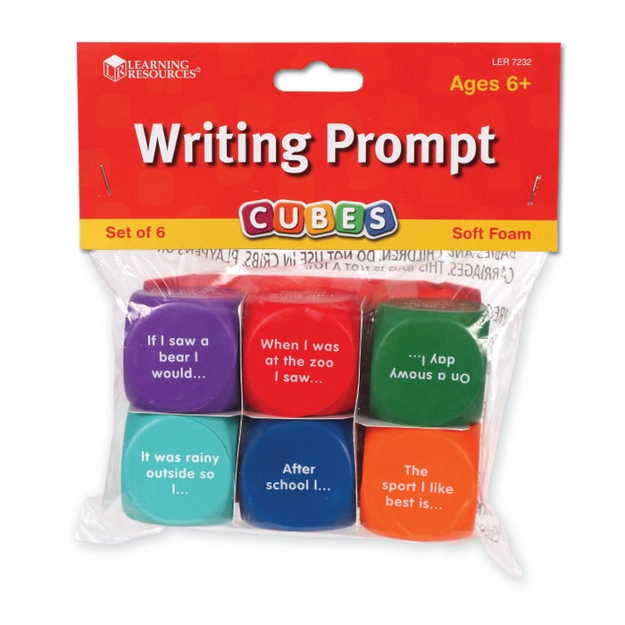 Learning Resources Writing Prompt Cubes, Set of 6