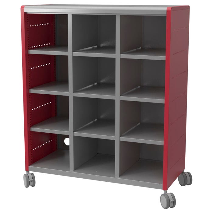Classroom Select Geode Tall Cabinet, Triple Wide, 12 Cubbies