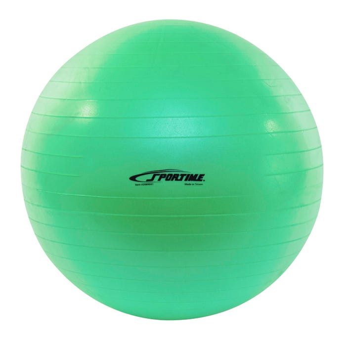 Sportime Anti Burst Exercise Ball, 25-1/2 Inches, Green