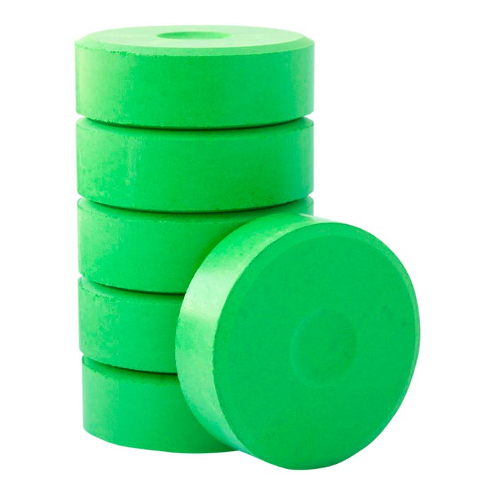 Jack Richeson Large Tempera Cakes, Leaf Green, Pack of 6